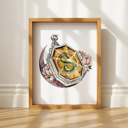 Médaillon de Serpentard | Art Print