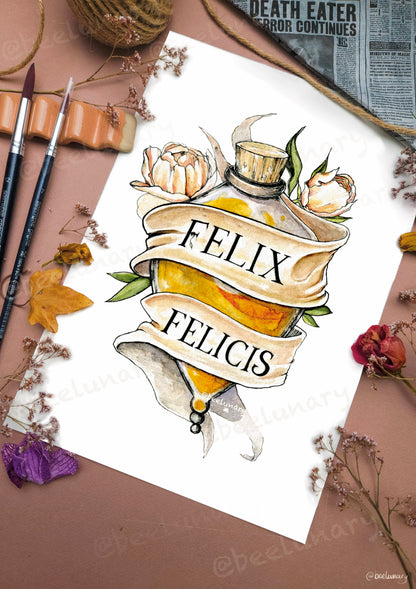 Potion Felix Felicis | Art Print