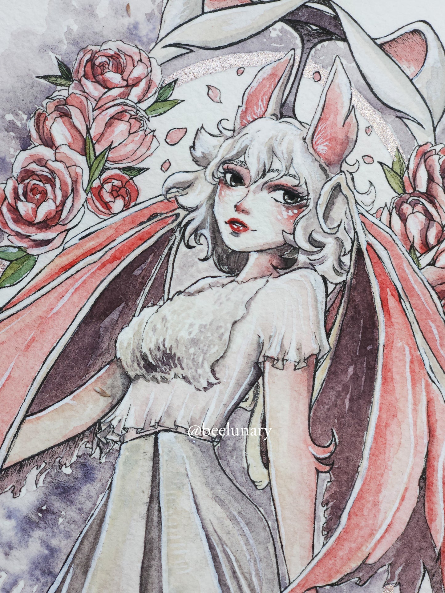 Aquarelle originale | Bat Spirit