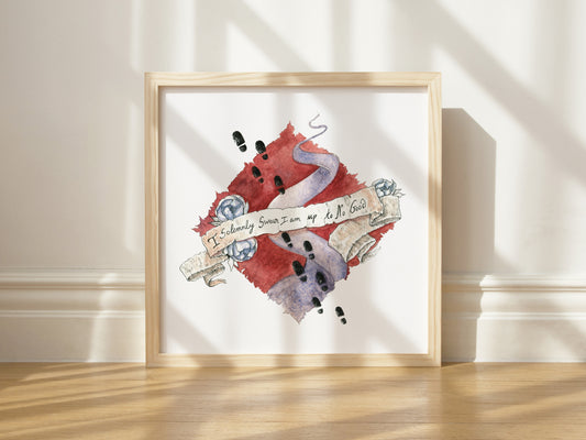 Carte du Maraudeur | Art Print